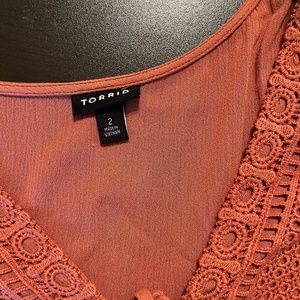Torrid lace tunic
